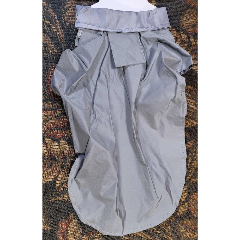 Boots & Barkley Silver Fully Reflective Dog Jacket- Size S- NWT